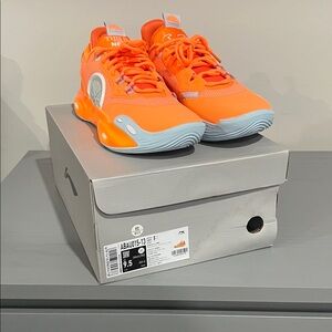 Way of Wade All City 11 Bright Orange Athletic Sneakers